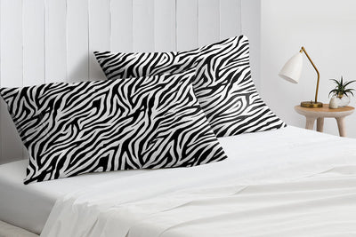 Zebra Print Pillowcase