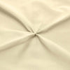 Luxurious Ivory Pinch Bed Skirt