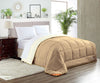 Ivory and Taupe Reversible Comforter