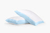 Light Blue with White Two-Tone Pillowcases
