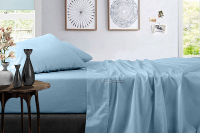 Light Blue Bed Sheet