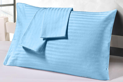 Light Blue Stripe Pillowcase