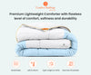 Light Blue Contrast Comforter