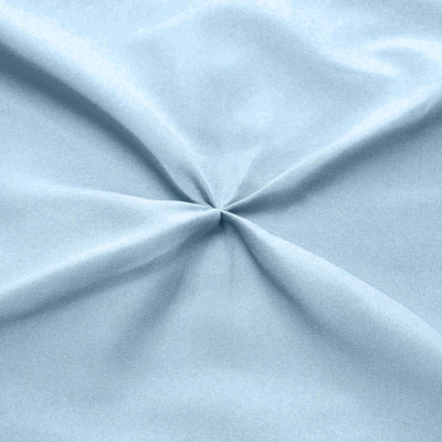 Luxurious Light Blue Pinch Bed Skirt