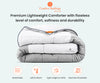 Light Grey Contrast Comforter