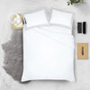 Beautiful Light Grey with White Two Tone Pillowcases