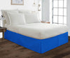 Royal Blue Pleated bed skirts